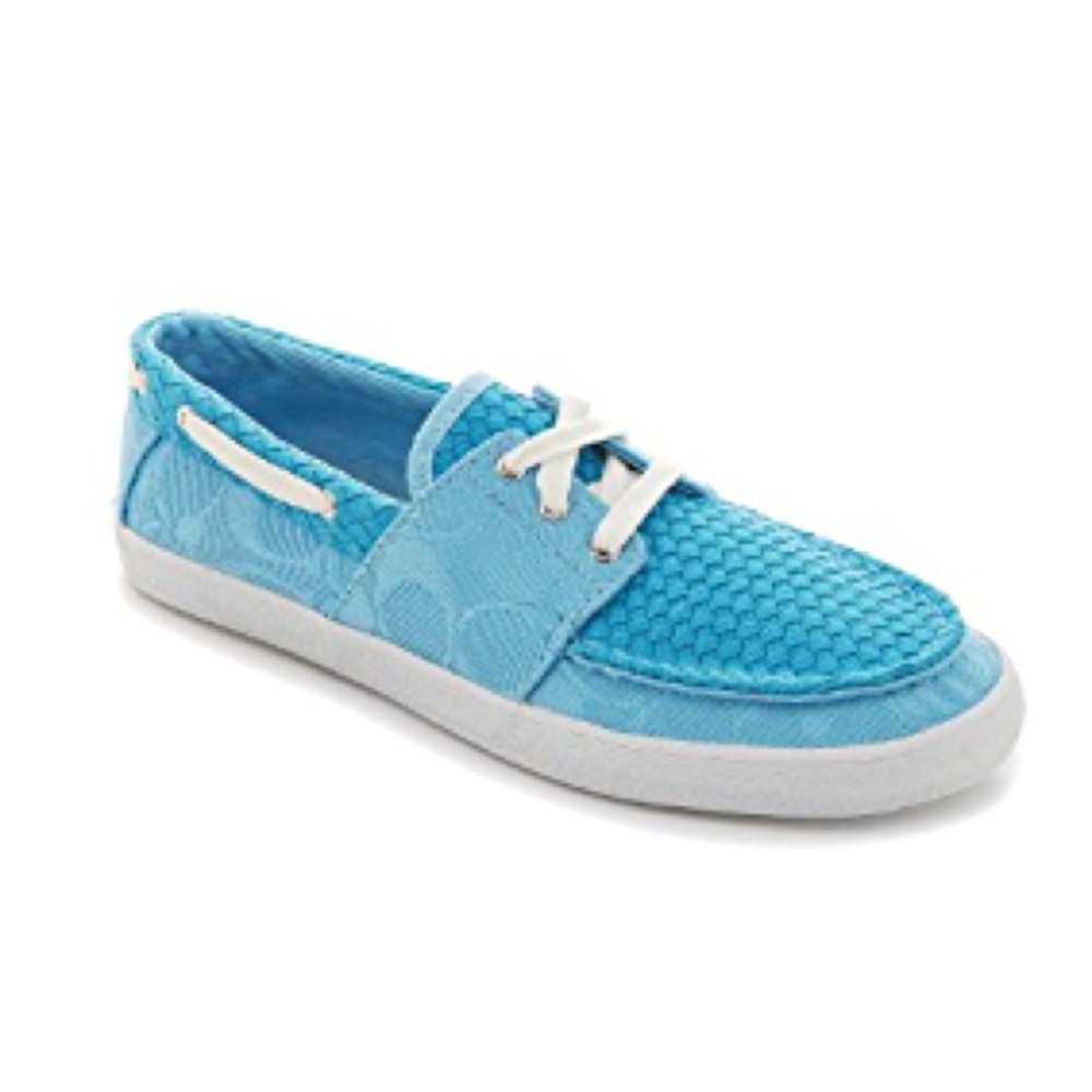 Coach Malania Canvas Boat Shoe Sneaker